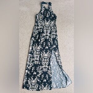 GUESS Floral long maxi dress